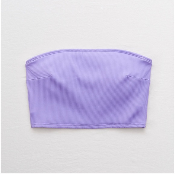 🔍 ISO - AERIE RIBBED LONGLINE BANDEAU BIKINI TOP - Picture 2 of 3